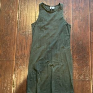 Dark green cotton dress from h&m!